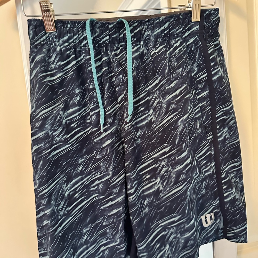 Wilson Teal and Gray Athletic Shorts